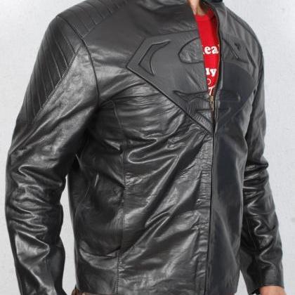 Superman Man Of Steel High Quality Genuine Leather..