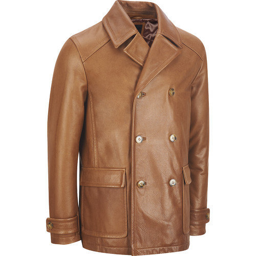 Brown Shaded And Gracefully Handmade Leather Jacket For Men